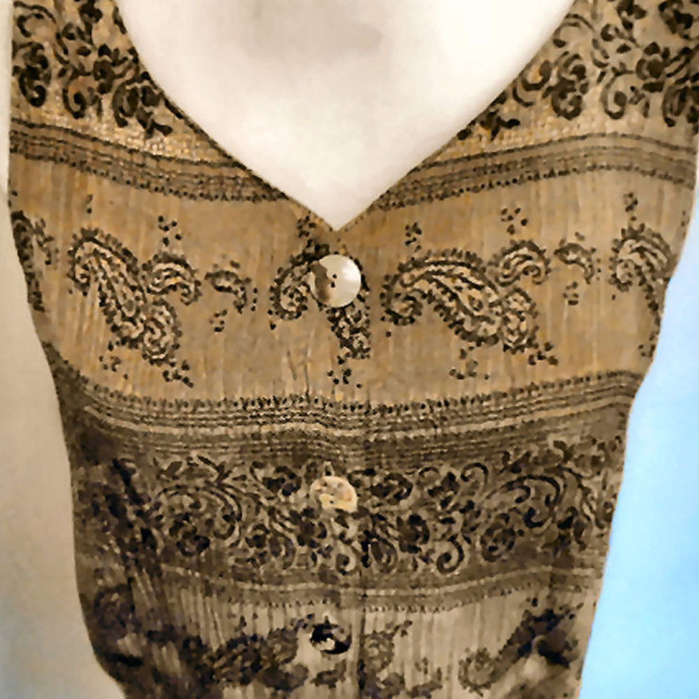 Vintage Gold & Black Carol Little Top (Tank) 8